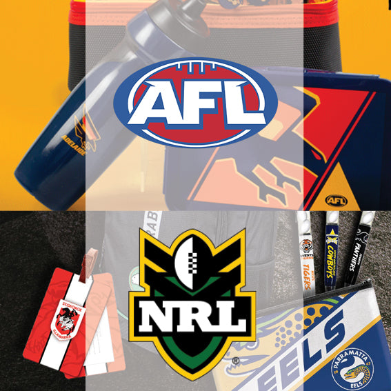 AFL + NRL School Bags