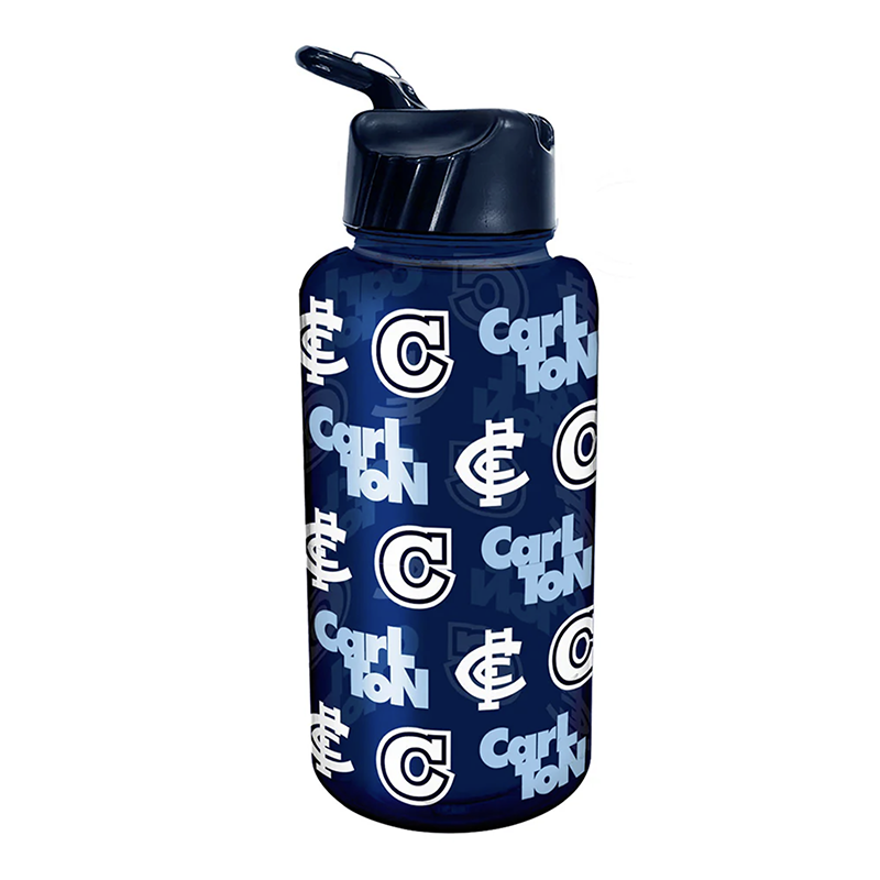 AFL Flip Water Bottle 1L Carlton Blues