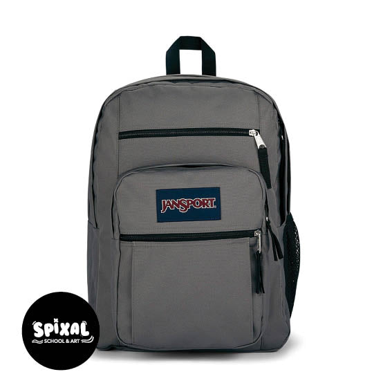 Jansport Backpack Big Student 15"Laptop Graph Grey 34Litre