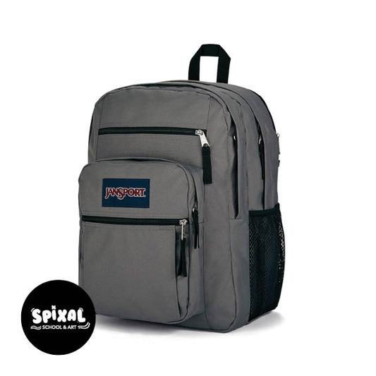 Jansport Backpack Big Student 15"Laptop Graph Grey 34Litre