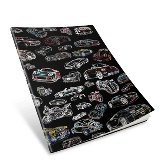 Quick Cover Book Covers for NSW School Tall Books - Cars