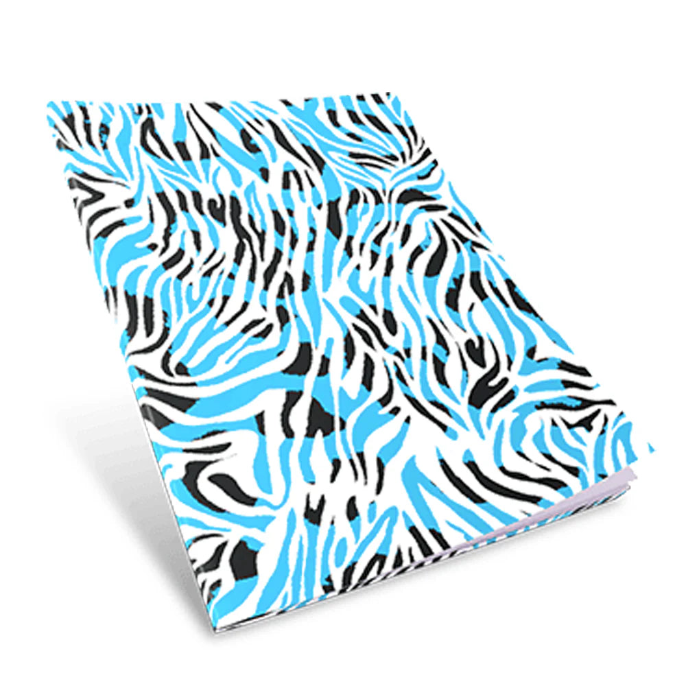 Quick Cover Book Covers for NSW School Tall Books - Zebra Blue