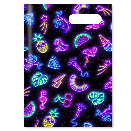 Slip-on Book Cover A4 Neon Party