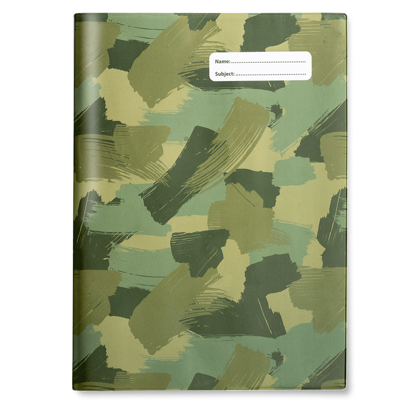 Slip-on Book Cover A4 Camo Biker 3