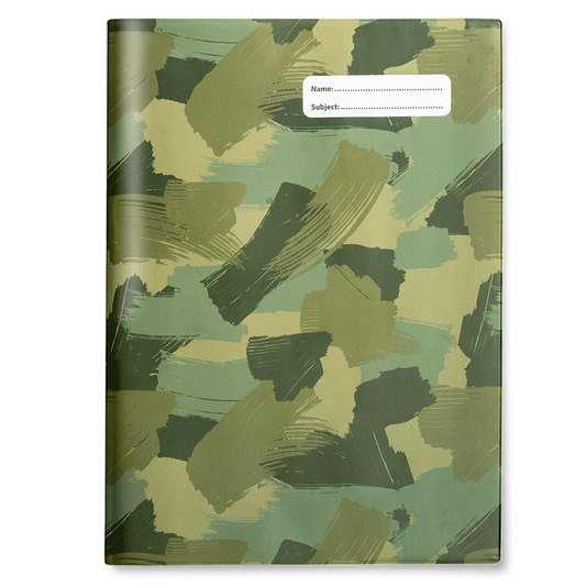 Slip-on Book Cover A4 Camo Biker 3