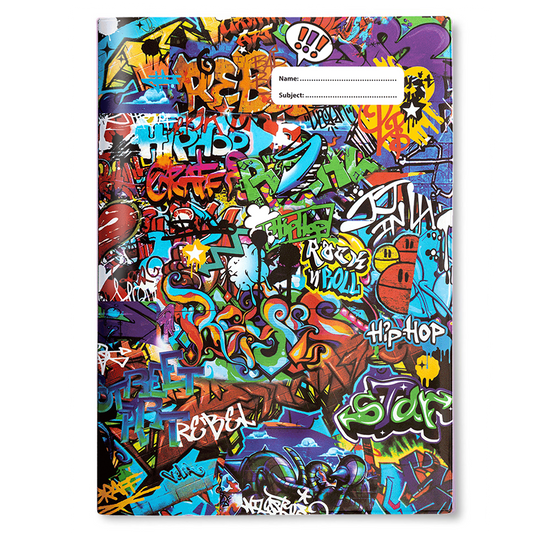 Slip-on Book Cover A4 Street Art 1