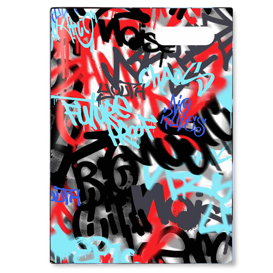 Slip-on Book Cover A4 Urban Scrawl