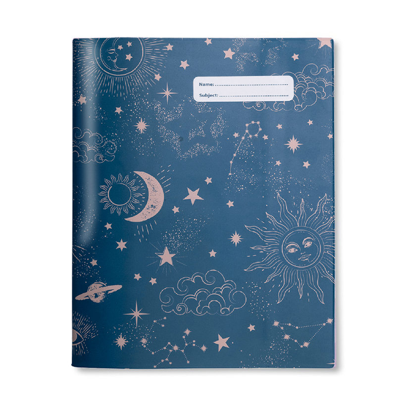 Slip-on Book Cover 9x7" Cosmic Canter 2