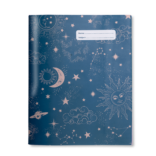 Slip-on Book Cover 9x7" Cosmic Canter 2