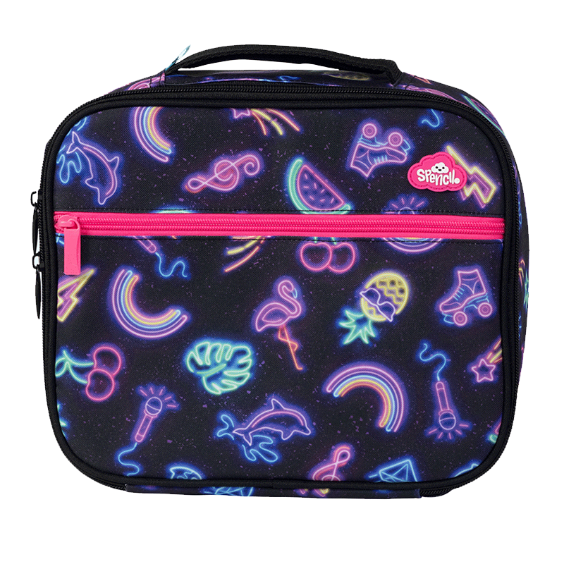 Spencil Big Cooler Lunch Bag Neon Party