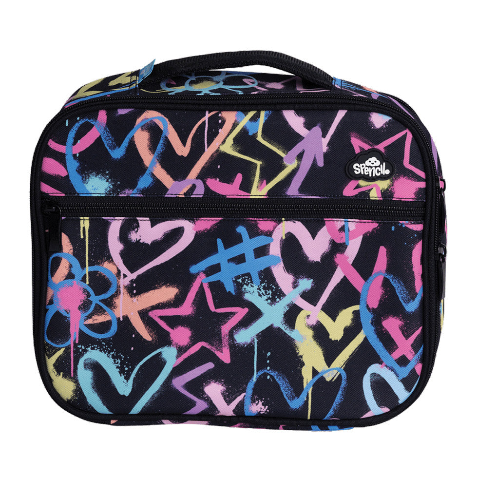 Spencil Big Cooler Lunch Bag Hearts & Crosses