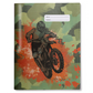 Slip-on Book Cover Scrapbook Camo Biker 1