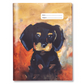 Slip-on Book Cover Scrapbook Shadow Dog