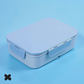 Spixal Bento Lunch Box With Hinged Lid Blue