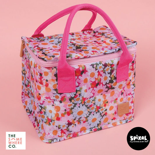 The Somewhere Co Daisy Days Lunch Bag