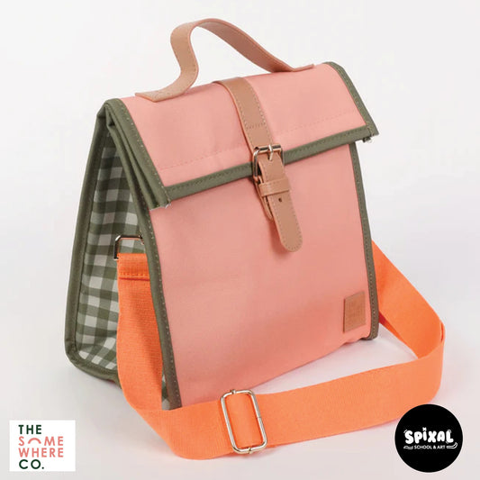 The Somewhere Co Lunch Satchel Peachy Keen