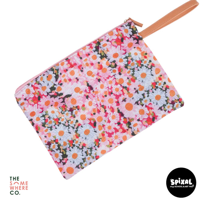 The Somewhere Co Daisy Days Essentials Pouch Pencil Case