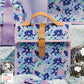 The Somewhere Co Lunch Satchel Blue Meadow