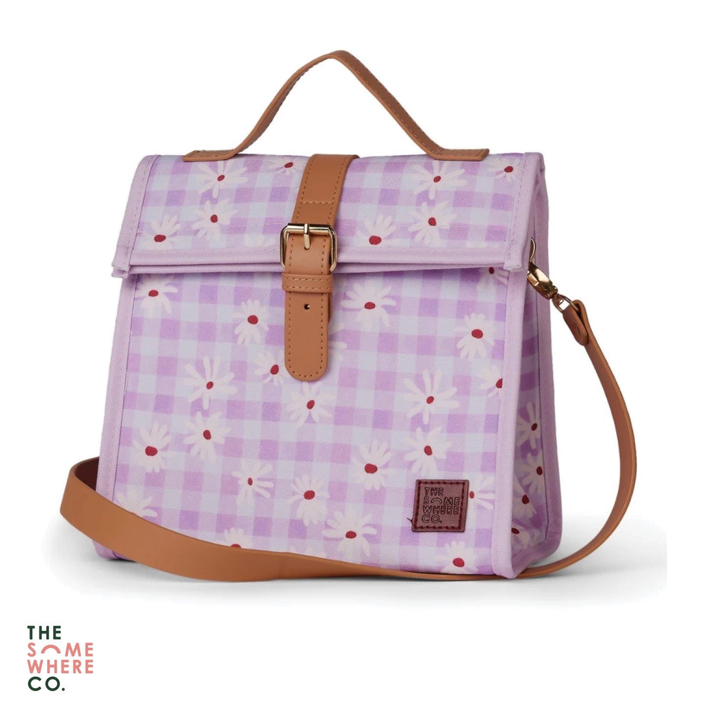 The Somewhere Co Lunch Satchel Daisy Field