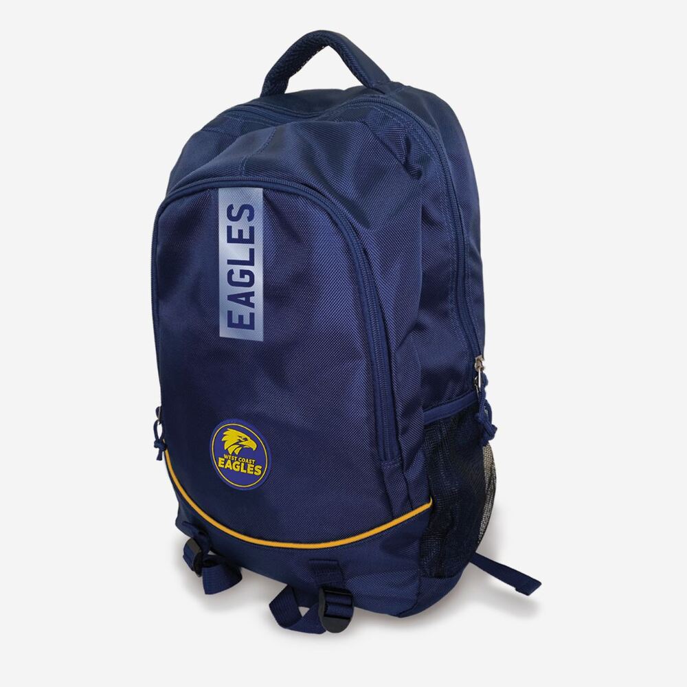 School Bag AFL Backpack Stirling West Coast Eagles