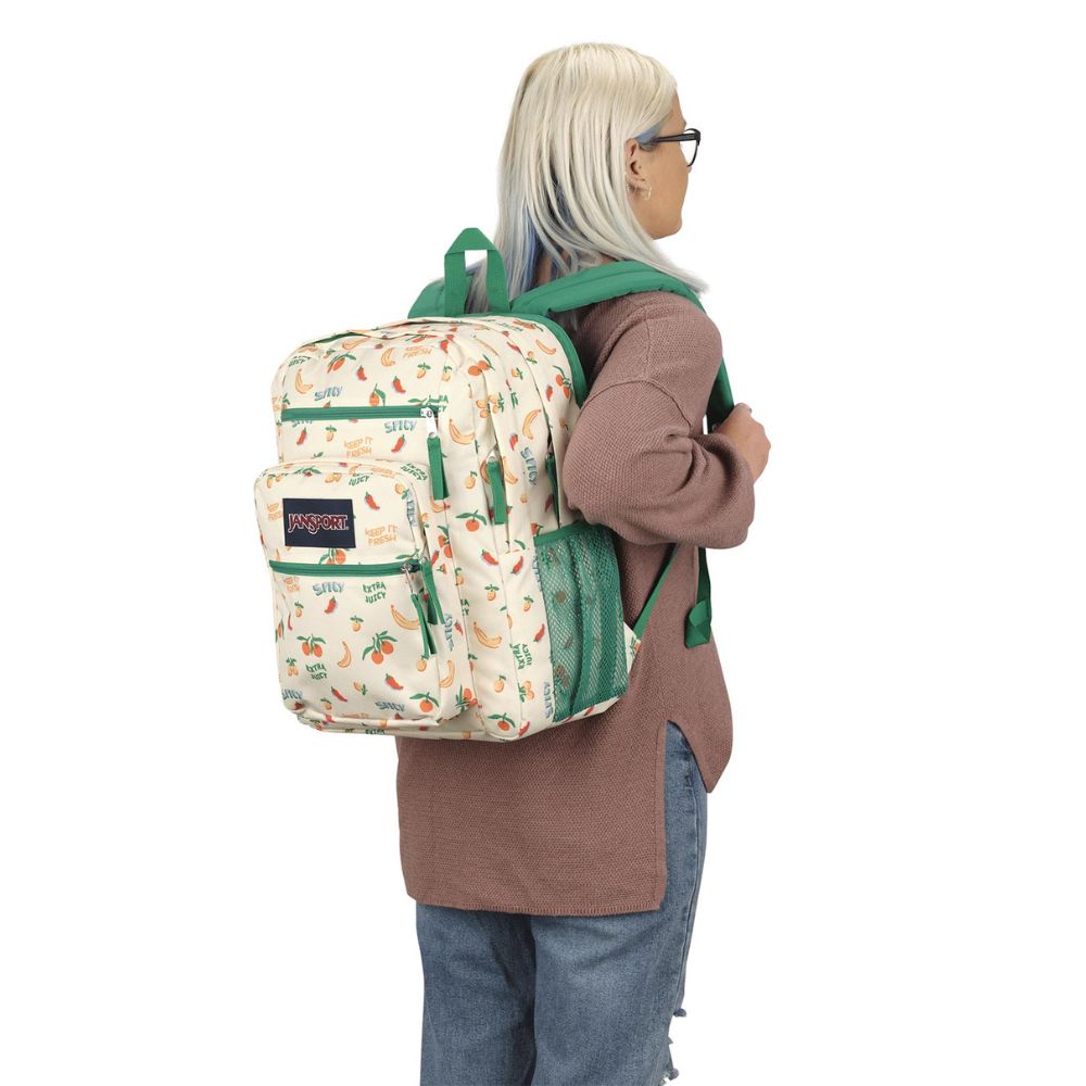 JanSport Big Student Backpack Five A Day Cream