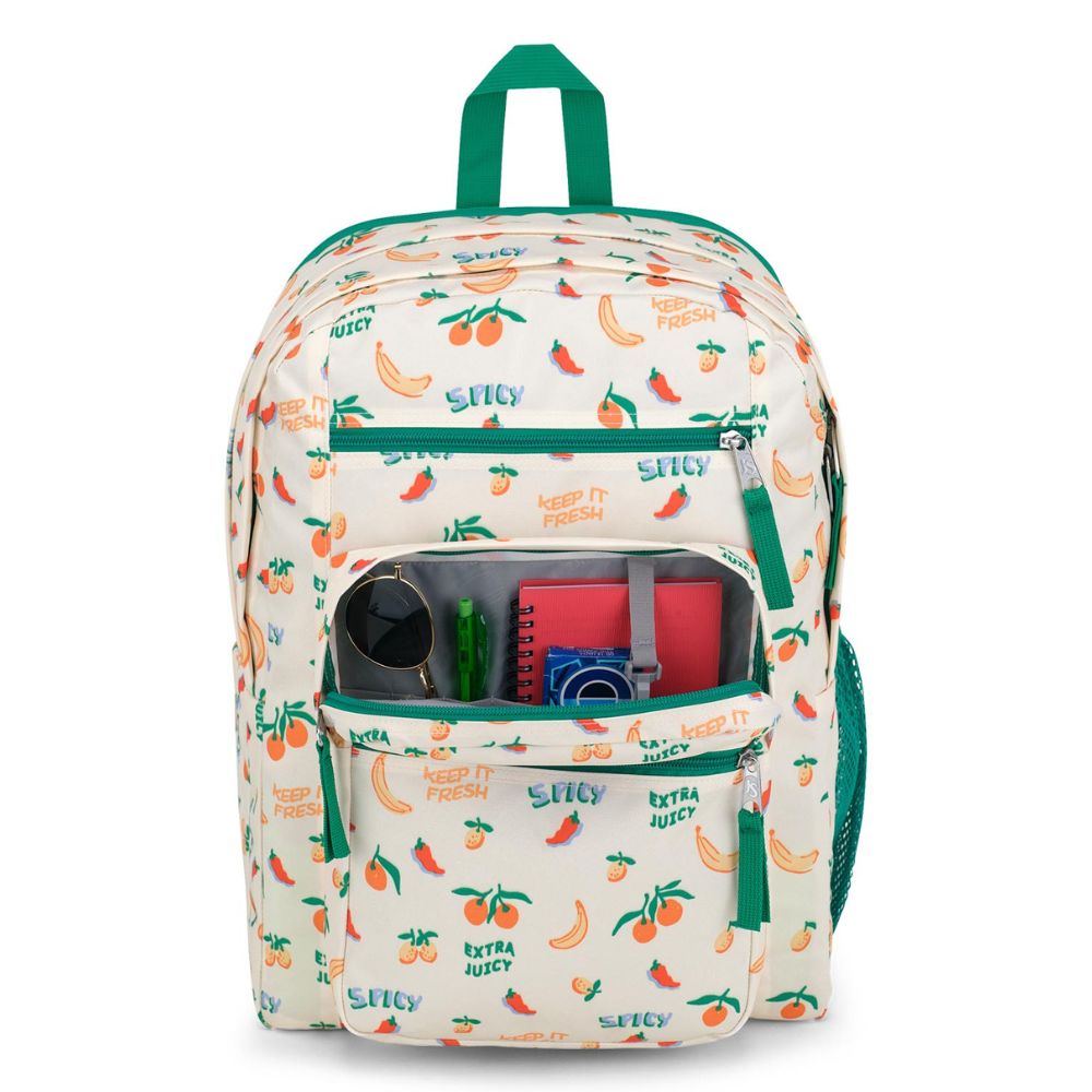 JanSport Big Student Backpack Five A Day Cream