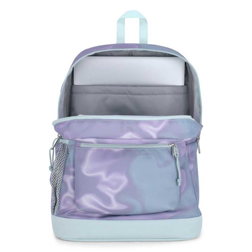 JanSport Cross Town Plus Backpack Platinum Puddles