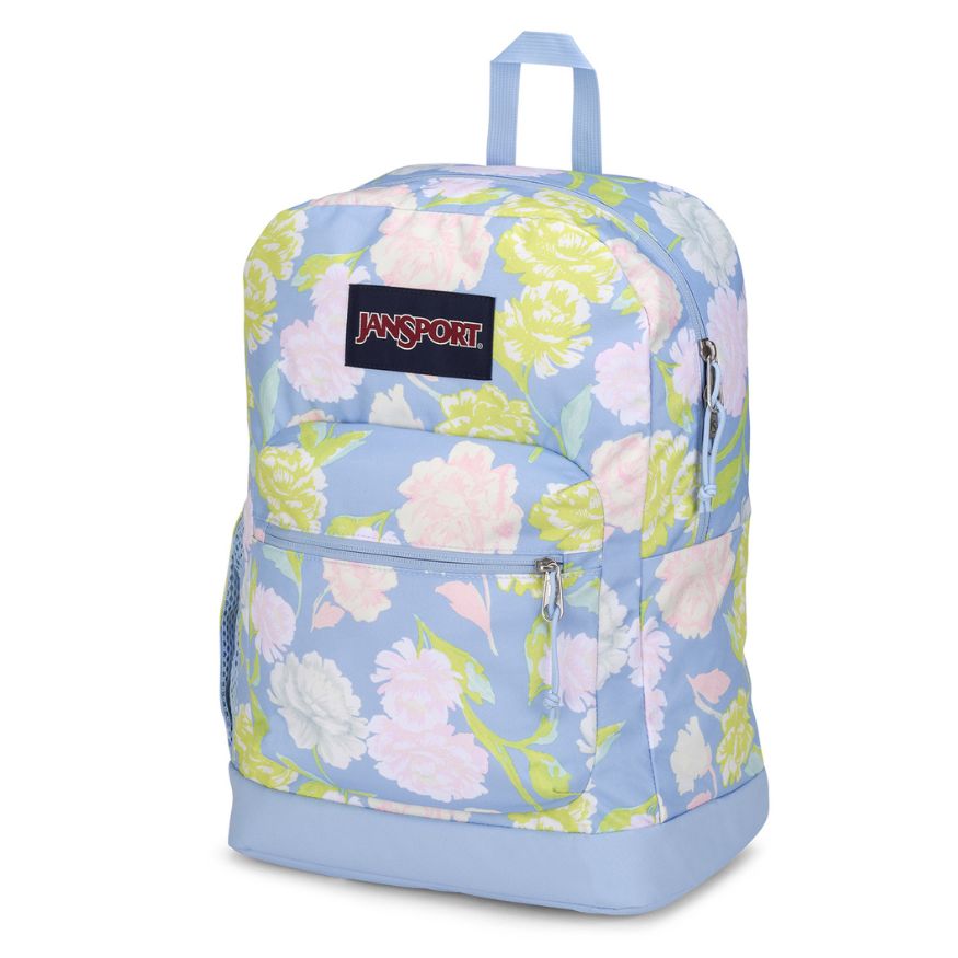 JanSport Cross Town Plus Backpack Autumn Tapestry Hydrangea