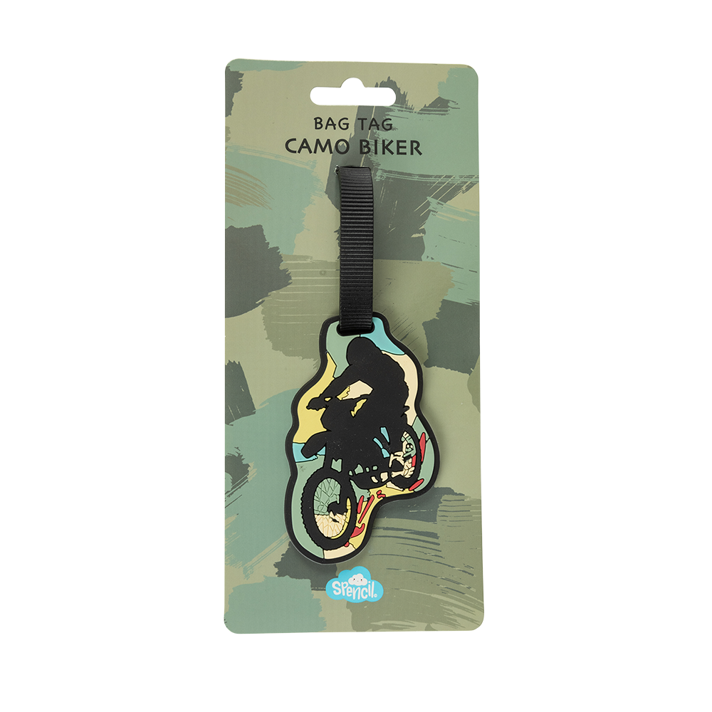 Spencil Bag Tags Camo Biker