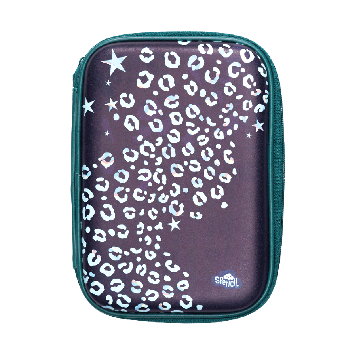 Spencil Hard Head Pencil Case Leopard Queen