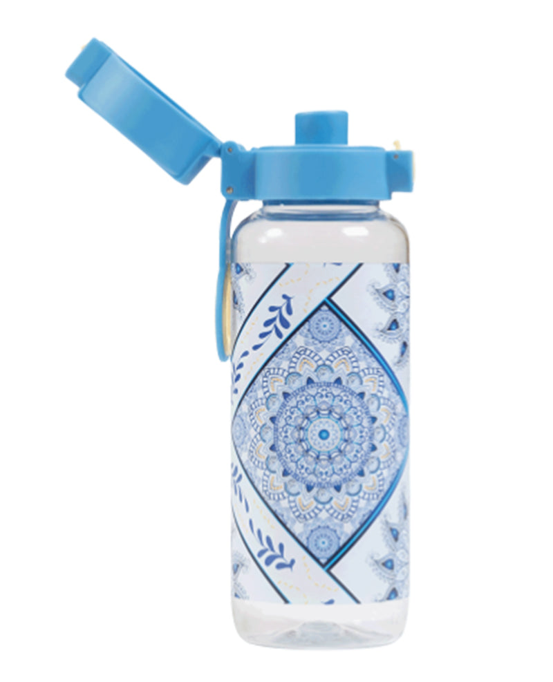 Spencil Big Kids Drink Bottle Boho Blue