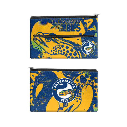 NRL Pencil Case Neoprene 350x230mm Parramatta Eels