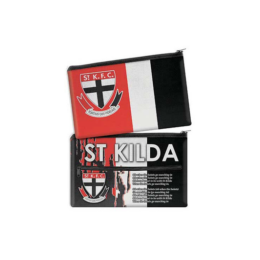 Pencil Case Neoprene 350x230mm St Kilda front & back