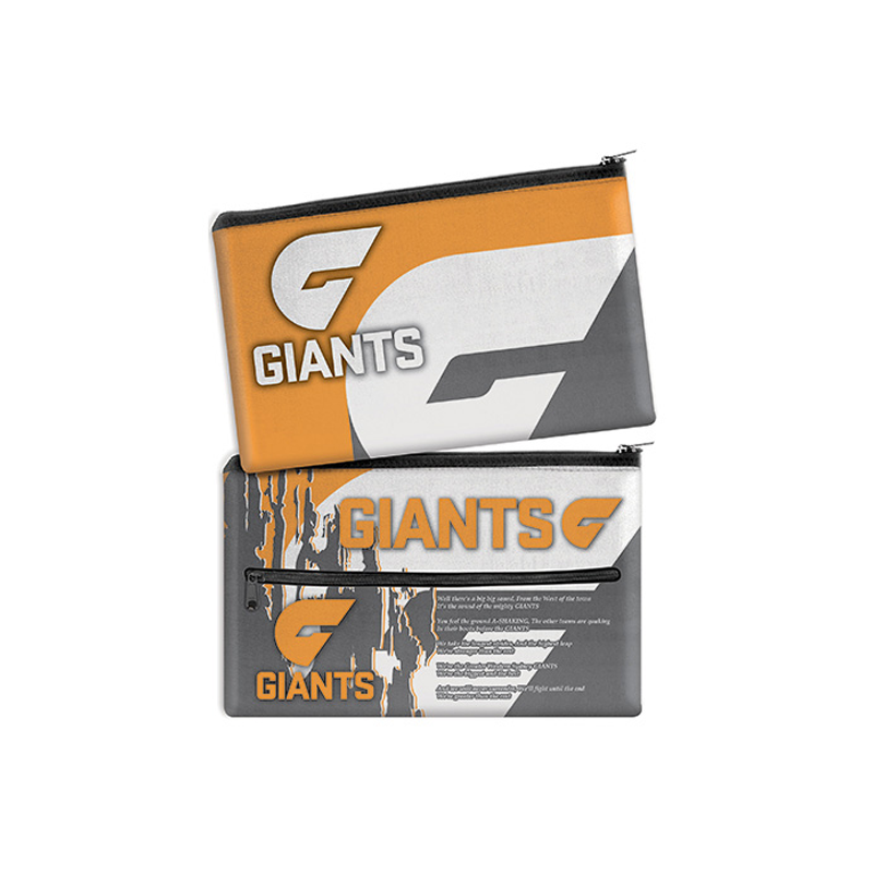 Pencil Case Neoprene 350x230mm West Sydney Giants front & back