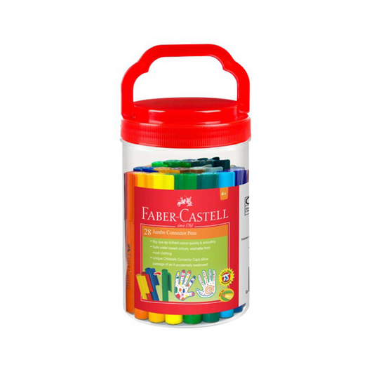 Faber Castell Connector Pens Jumbo Bucket/28