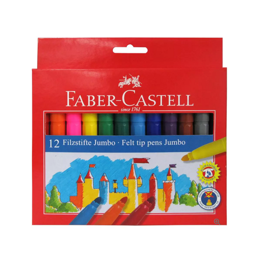 Faber Castell Connector Pens Jumbo Wallet/12