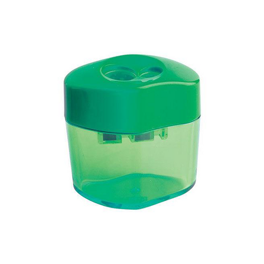 Faber Castell Pencil Sharpener Wave 2 Hole - green