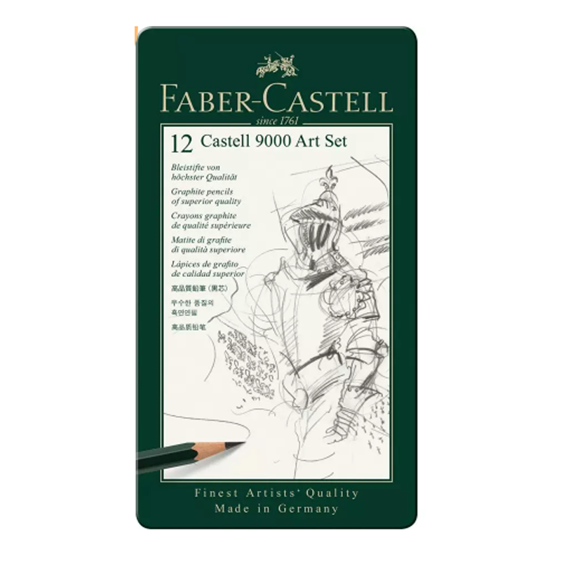 Faber Castell Pencils Graphite Artist Pencils Tin12