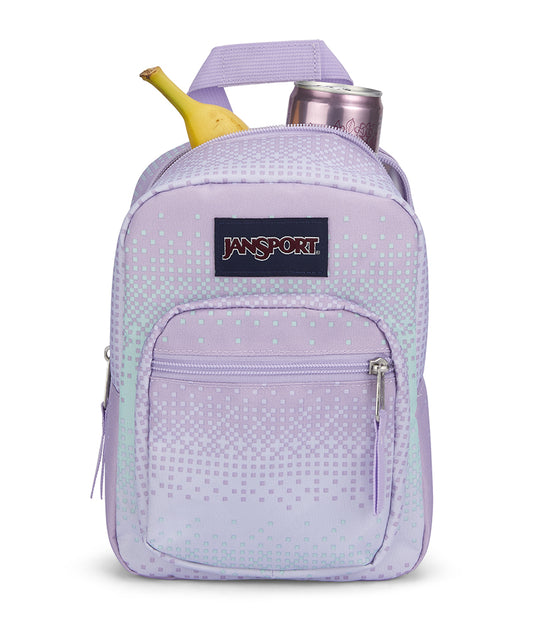 Jansport Big Break Lunch Bag 8 Bit Ombre front