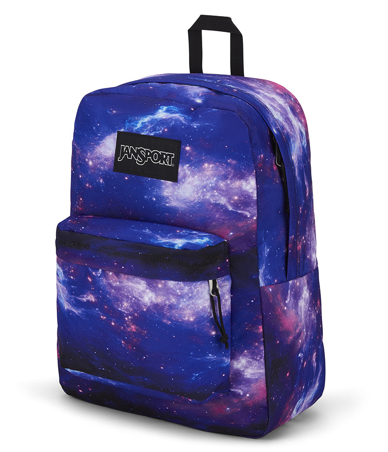 Jansport Superbreak Plus Backpack Space Dust Blue side view