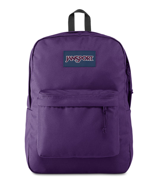 Jansport Superbreak Backpack Brazilian Berry front view