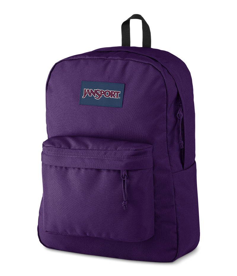 Jansport Superbreak Backpack Brazilian Berry side view