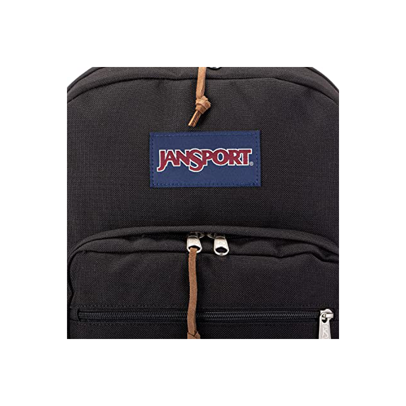 Jansport Backpack Right 15"Laptop Black 31Litre logo front