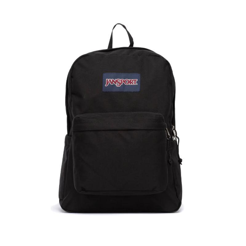 Jansport Backpack Superbreak Black 26Litre front view