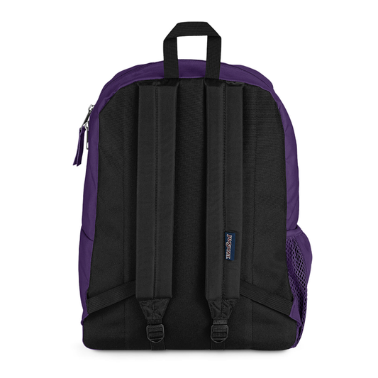 Jansport Cross Town Backpack Brazilian Berry back view