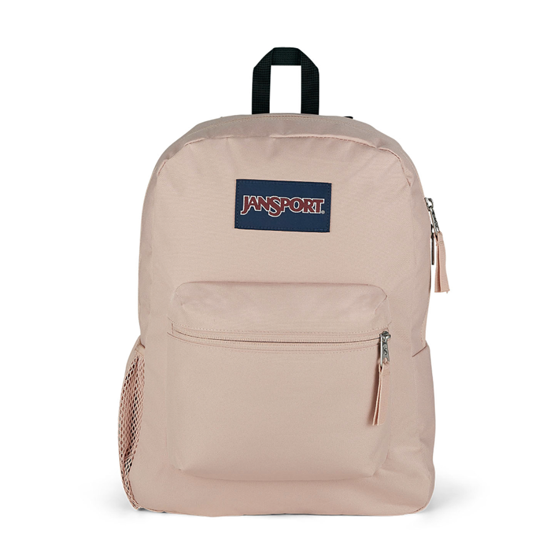 Jansport Cross Town Backpack Misty Rose front view