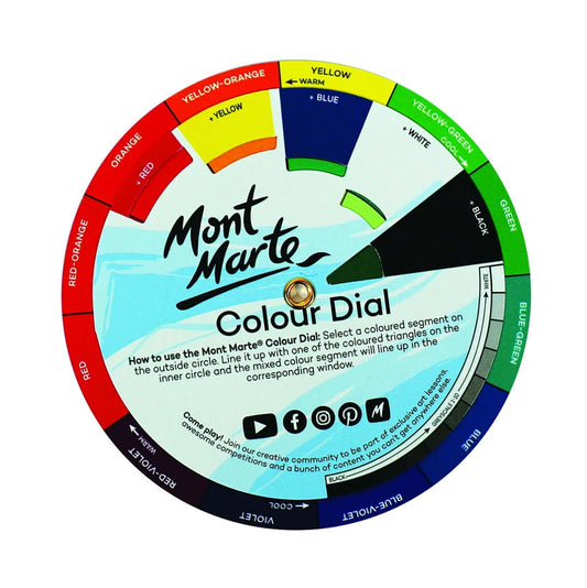 Mont Marte Colour Dial Mini Colour Wheel - front view