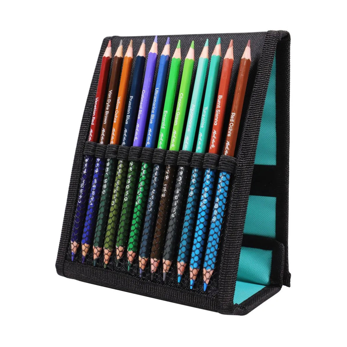 Mont Marte Sketching Duo Colour Pencil Easel Wallet - high quality pigments