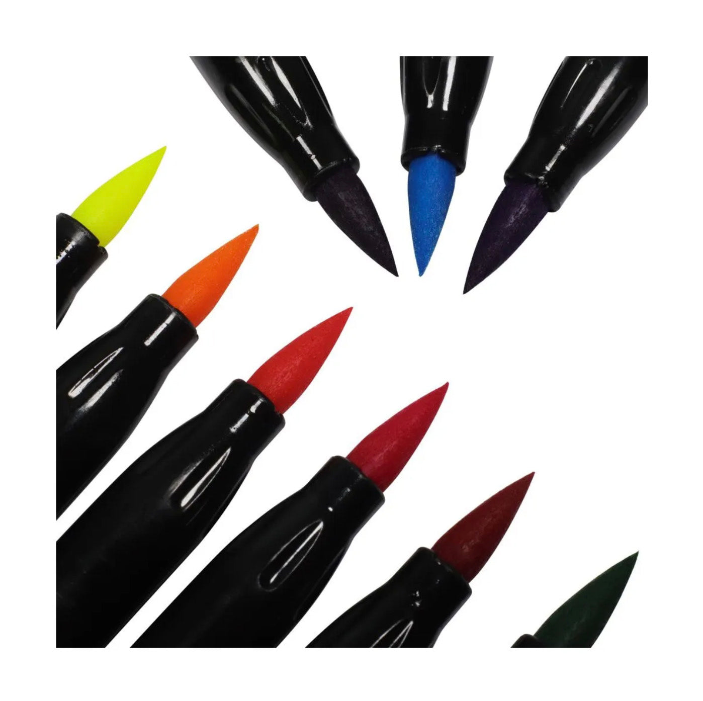 Mont Marte Colouring Brush Markers Signature 12pc - smooth ink flow