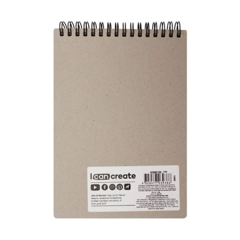 Mont Marte Sketch Book A5 150gsm spiral bound